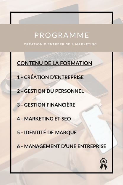 Module Création d'entreprise & Marketing